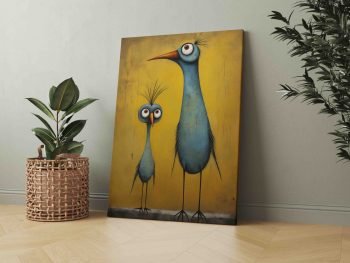 Paveikslas Abstraktūs paukšteliai 2 (JG00002171) - Image 3