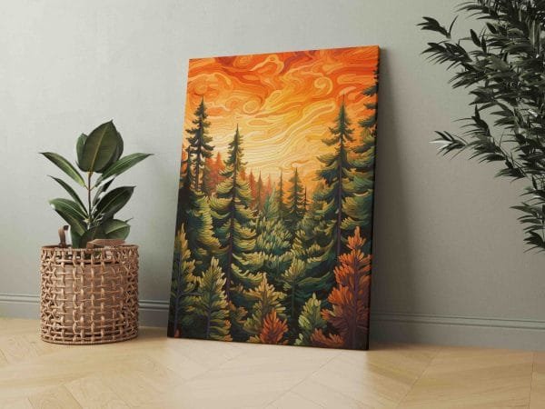 Iliustracija Rudens miško vakaras (JG00002187) - Image 2