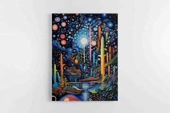 Psichodelinė dykuma su kaktusais (JG00002192)