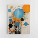 Abstraktus modernus paveikslas Abstrakcija 6 (JG00002221)