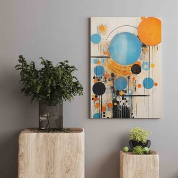 Abstraktus modernus paveikslas Abstrakcija 6 (JG00002221) - Image 3