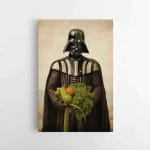 Dartas Veideris su daržovėmis rankose (JG00002252)