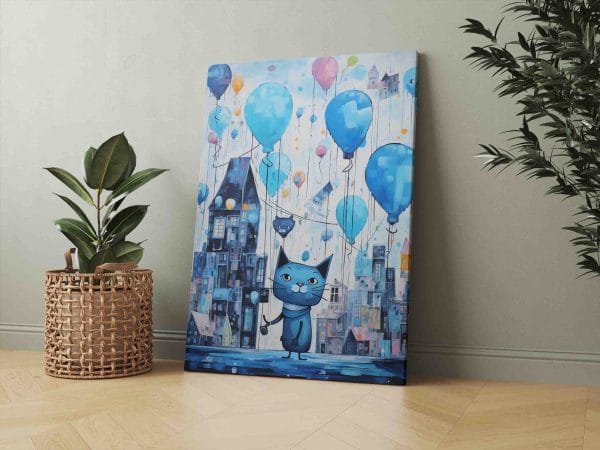 Katinėlio miestas su balionais (JG00002258) - Image 2