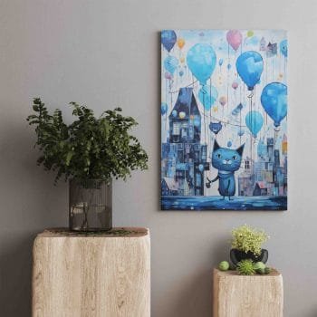 Katinėlio miestas su balionais (JG00002258) - Image 3