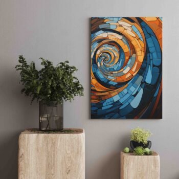 Abstraktus paveikslas - Sūkurys (JG00002259) - Image 3