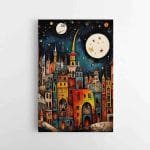 Abstraktus paslaptingas miestelis 1/3 (JG00002261)