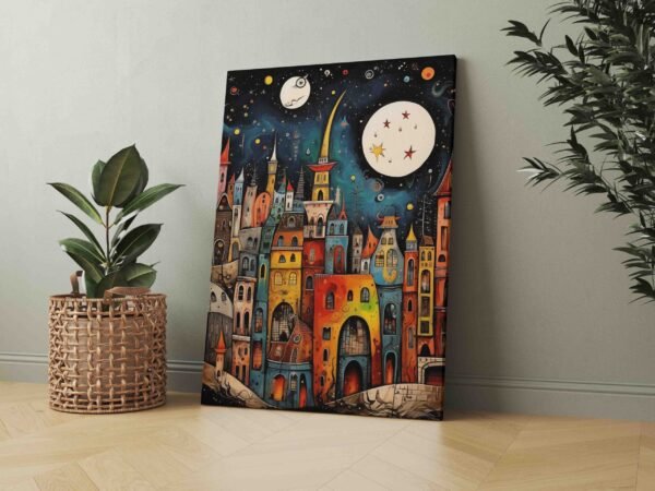 Abstraktus paslaptingas miestelis 1/3 (JG00002261) - Image 3