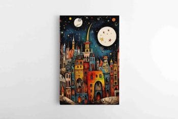 Abstraktus paslaptingas miestelis 1/3 (JG00002261)