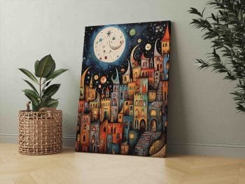 Abstraktus paslaptingas miestelis 2/3 (JG00002262) - Image 2