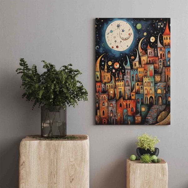 Abstraktus paslaptingas miestelis 2/3 (JG00002262) - Image 3