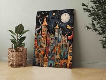 Abstraktus paslaptingas miestelis 3/3 (JG00002263) - Image 2