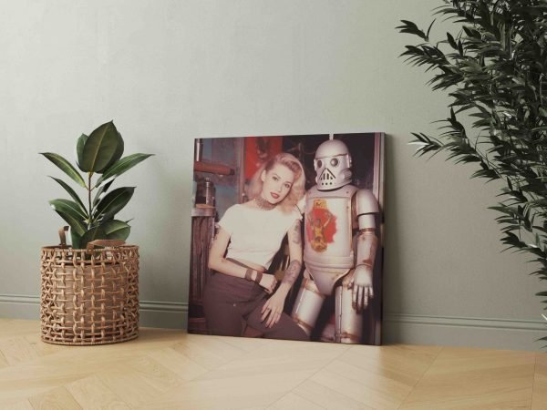 Retro Futuristinė Robotų kūrėja (JG00002268) - Image 2