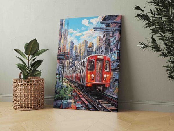 Spalvinga Metro iliustracija (JG00002269) - Image 3