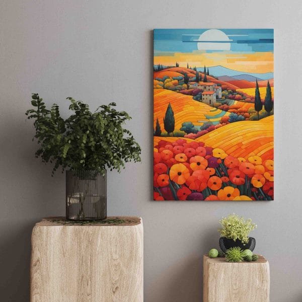 Abstraktus Italijos peizažas 1/4 (JG00002273) - Image 2