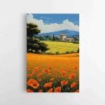 Abstraktus Italijos peizažas 4/4 (JG00002276)