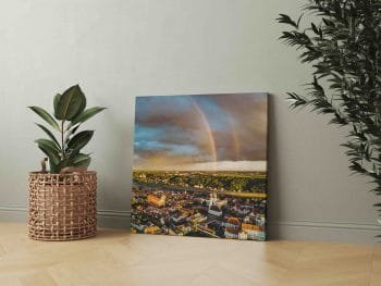 Kauno senamiestis su dviguba vaivorykšte (JG00002333) - Image 2