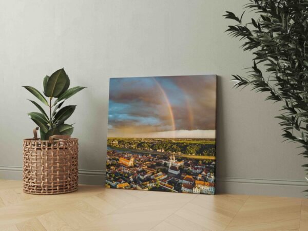 Kauno senamiestis su dviguba vaivorykšte (JG00002333) - Image 2