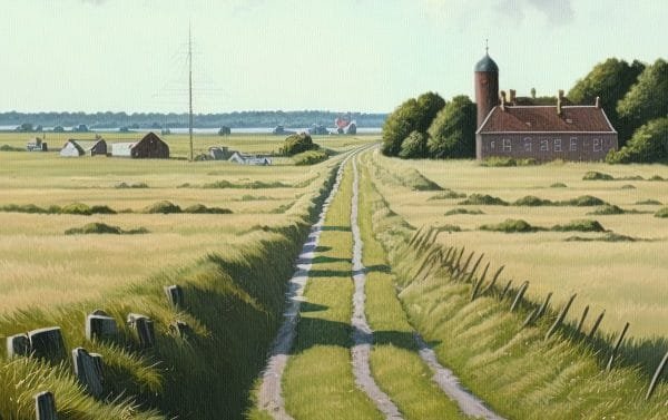 Romantiškas kaimo peizažas (JG00000528) - Image 4