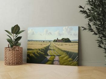 Romantiškas kaimo peizažas (JG00000528) - Image 2