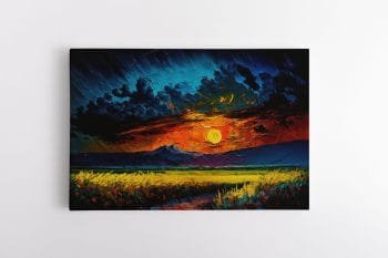 Tapyto saulėlydžio iliustracija (JG00000552)