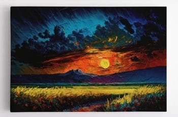 Tapyto saulėlydžio iliustracija (JG00000552) - Image 3