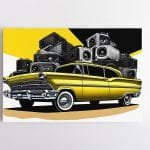 Car with audio speakers (JG00000760)