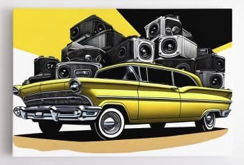 Car with audio speakers (JG00000760) - Image 3