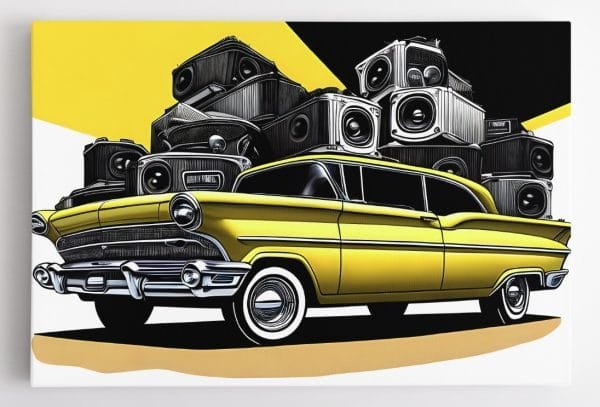 Car with audio speakers (JG00000760) - Image 3