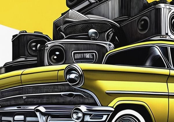 Car with audio speakers (JG00000760) - Image 4