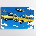 Pop art Skraidantys Taksi (Taxi) (JG00000775)