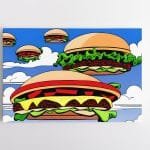 Pop art Skraidantys mėsainiai (JG00000776)