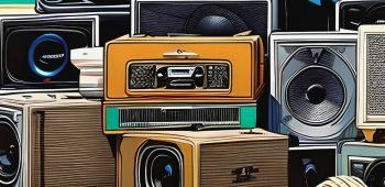 Pop art Audio aparatūra paplūdimyje (JG00000785) - Image 4