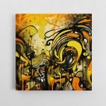 Geltonas Graffiti paveikslas (JG00000797)