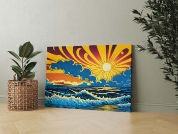 Pop art Jūros saulėlydis (JG00000830) - Image 2