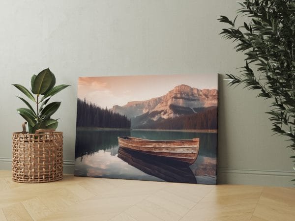 Valtis ežere su kalnais (JG00000889) - Image 2