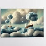 Siūlų jūra su laivais (JG00000981)