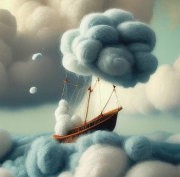 Siūlų jūra su laivais (JG00000981) - Image 4