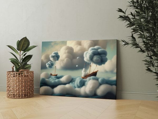 Siūlų jūra su laivais (JG00000981) - Image 2