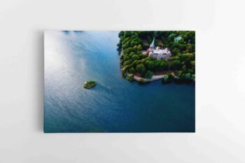 Lentvario dvaras iš paukščio skrydžio (JG00002470)