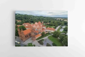 Bernardinų ir Šv. Onos Bažnyčios iš paukščio skrydžio (JG00002516)