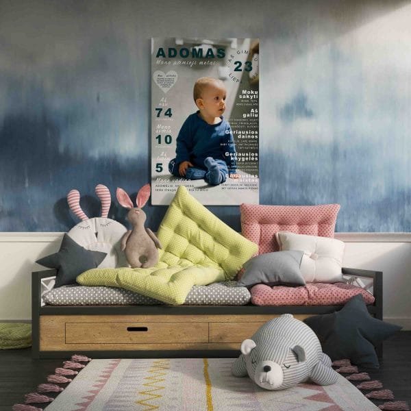 Pirmieji vaiko metai - Personalizuotas paveikslas (JGPM000001) - Image 3