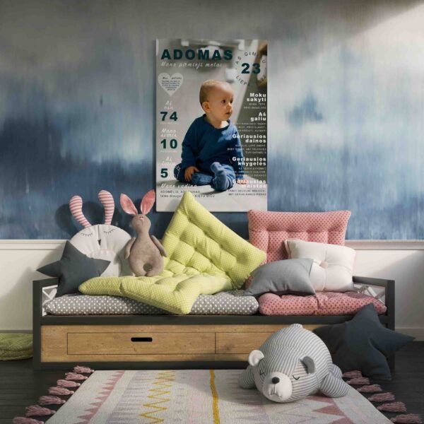 Pirmieji vaiko metai - Personalizuotas paveikslas (JGPM000001) - Image 3