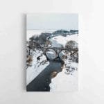 Žiemiškas Traukinių Tiltas Lietuvoje  (JG00002448)