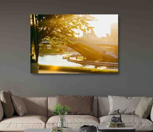 Karaliaus Mindaugo tiltas ir Neries Pakrantė Vilniuje (JG00002519) - Image 2