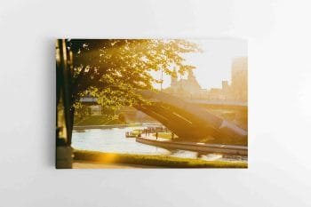 Karaliaus Mindaugo tiltas ir Neries Pakrantė Vilniuje (JG00002519)