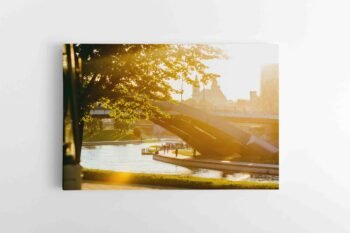 Karaliaus Mindaugo tiltas ir Neries Pakrantė Vilniuje (JG00002519)