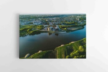 Augantis kvartalas Kauno Neries pakrantėje (JG00002599)