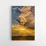 Saulės spinduliai pro debesis (JG00002614)