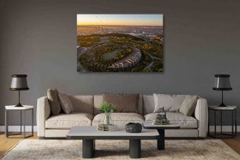 Nacionalinis stadionas Šeškinėje su Vilniaus panorama (JG00002659) - Image 2