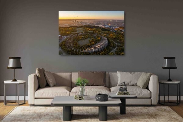 Nacionalinis stadionas Šeškinėje su Vilniaus panorama (JG00002659) - Image 2